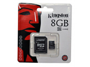 Flash Card Kingston MicroSDHC Card 8GB Class10